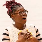 Akiya Henry in rehearsal for Phaedra at the National Theatre.