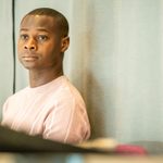 Eddie Elliott in rehearsal for Blues for an Alabama Sky at the National Theatre