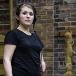 Technical theatre apprentice in headset