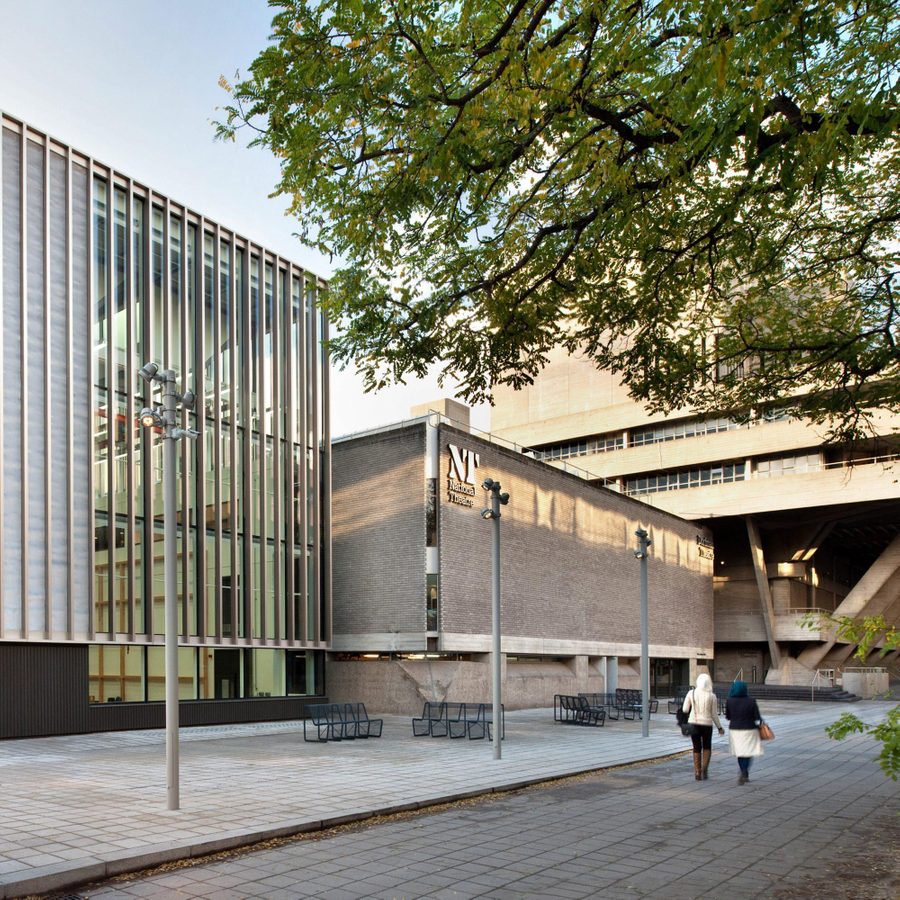 Exterior of the National Theatre from the south east.